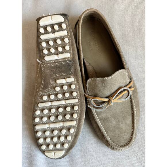Cole Haan Tan Suede Loafers - Picture 5 of 7
